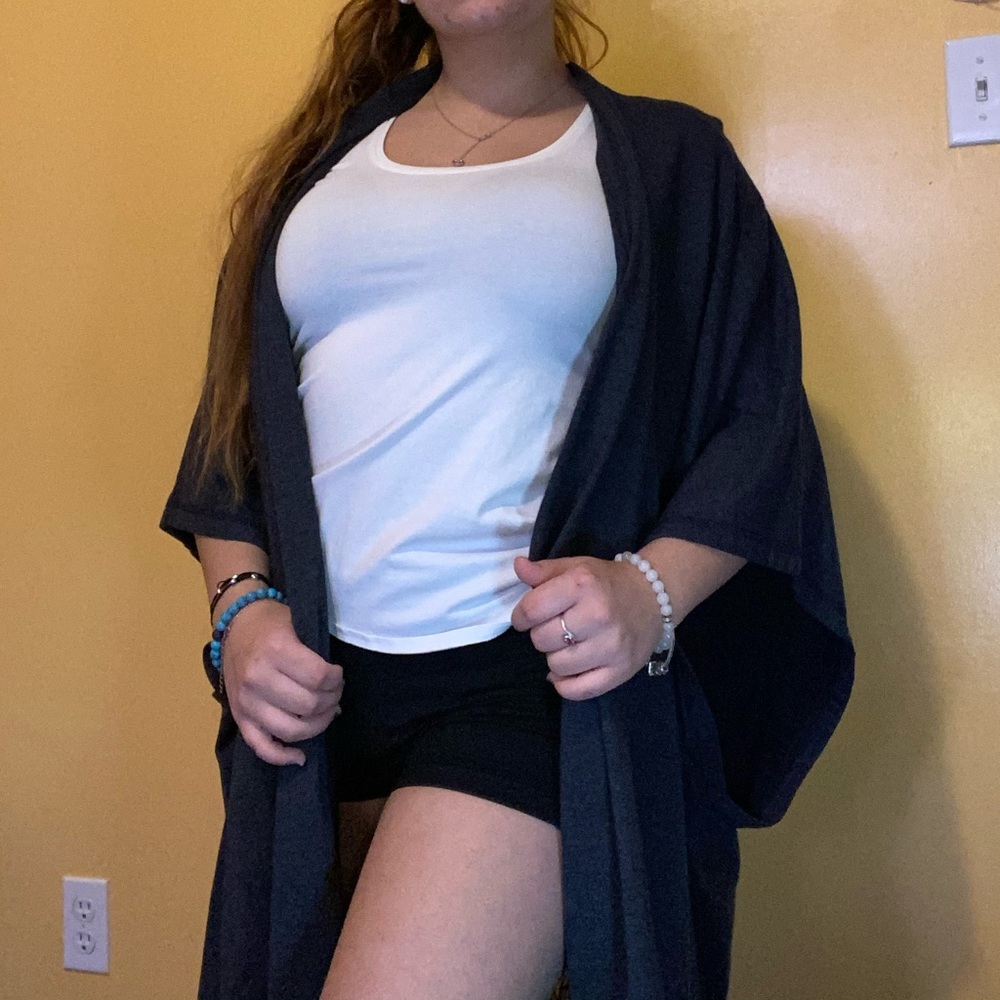 Navy blue cardigan